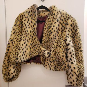 Vintage Leopard Print Jacket